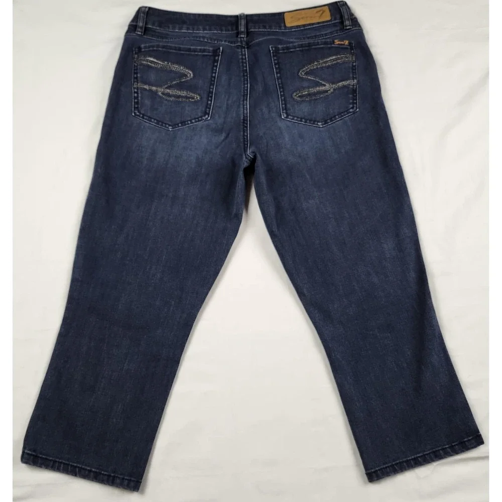 Seven7 Jeans Skinny Low Rise Capri's Size 12 Excellent condition!!